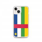iPhone'i &uuml;mbris - Mitmev&auml;rviline - Kesk-Aafrika Vabariigi lipp - Painduv - TPU - Vertikaalne