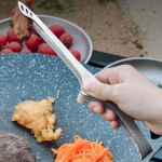 Titaanist BBQ tangid V&auml;ljas telkimine Ultralight Steak Clip Grillimiseks P&otilde;letusvastane teetassipintsetid Lauan&otilde;ud R&ouml;stileivad tangid CHINA