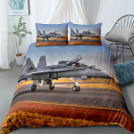 Fly the Concorde tekikottide komplekt UK &Uuml;ksik Kahekohaline Kuninganna USA &Uuml;heinimese T&auml;iskasvanu Kuninga Suurus Voodipesu komplekti hulgas 140x200cm gray