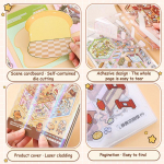 Armas Kapiibara 3D Maastiku Kleebiste Kollektsiooni Album Koomiks Miniatuurse Stseeni Isetegemise M&auml;nguasi M&auml;ng S&uuml;nnip&auml;evakingitused 1Set