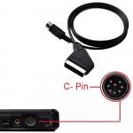 RGB-kaabli Scart Sega Mega Drive 1 Master System C-Pin jaoks