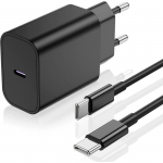 25 W USB C kiirlaadija PD toiteplokk koos C-t&uuml;&uuml;pi kiirlaadimiskaabliga Samsung Galaxy S22+-S22 Plus-Ultra-S[1725] jaoks
