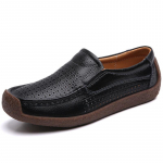 Moodsad Ehtsa Nahast Naiste Vabaajajalatsid Vaba Aja Tossud Naiste Luksusbr&auml;ndi Slip-on Loaferid Naiste Pehmed Mokassiinid Zapatos De Mujer 35