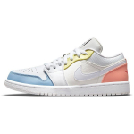 Air Jordan 1 Low To My First Coach Unisex tossud Valge Sail Hele-Zitron DJ6909-100 44