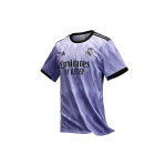 Adidas Real Madrid F&auml;nniv&auml;ljaanne Logo Tr&uuml;kk &Uuml;mmargune Kaelaosa L&uuml;hikesed Varrukad Jalgpallis&auml;rk Meeste Topid Lilla H18489 XXL