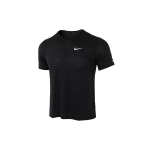 Nike Dri-Fit Miler Jooksus&auml;rk L&uuml;hikeste Varrukatega Meeste Pealisr&otilde;ivad Must CU5993-010 M