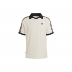Adidas Originals Ameerika Retro Seeria Kontrastse Logotr&uuml;kiga Spordis&auml;rk L&uuml;hikeste Varrukatega Polo Meeste Topid Helebeež HA9311 XXXL