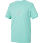 Jordan Logo &Uuml;mmarguse kaelusega Kitsa l&otilde;ikega L&uuml;hikeste varrukatega T-s&auml;rk Meeste Topp Roheline FN5989-349 M