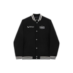 Vans S&uuml;gis/Talv 22 Logo Tikandiga &Uuml;herealine Pikkade Varrukatega Jakk Meeste &Uuml;ler&otilde;ivad Must VN0A7S92BLK L