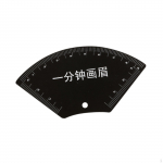 Eyebrow Stencil Made of Stainless Steel with Arched Guide. Shaping. Easy to Carry for Beginners, Half Fan Shape