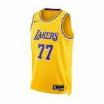 Nike X NBA koost&ouml;&ouml; Los Angeles Lakers Dri-Fit S&auml;&auml;stlikud materjalid Icon Edition Mugav Pehme Hingav V&otilde;rkkorvpallis&auml;rk DN2009-741 M