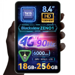 Blackview ZENO1 Android 15 LTE TF-kaardiga 6000mAh Kiire T615 4G LTE Traadita 5G Widevine Netflixi tugi Tahvelarvuti, 8-tolline, 90Hz, SIM-iga &uuml;hilduv, Mudel, roheline