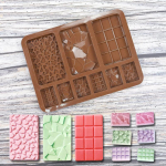 &Scaron;okolaadivormid ristk&uuml;lik &scaron;okolaaditahvli vorm isetehtud kommid magustoit vahvel armastuss&uuml;da &scaron;okolaadivorm silikoon k&uuml;psetusn&otilde;ud vaha sulavorm