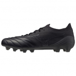 Mizuno Morelia Neo 4 Beta Stiilsed Mugavad S&uuml;nteetilisest Nahast Libisemiskindlad Vastupidavad Jalgpallikingad Unisex Jalgpallikingad Must P1GA255400 40
