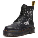 dr. Martens Fusion Nahast Jadon Celestial Mugavad Mitmek&uuml;lgsed Lihtsad Poolpikkusega Saapad Unisex Saapad Must 41329001 36 black