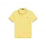 Polo Ralph Lauren Triibulise &Auml;&auml;risega Kitsa L&otilde;ikega Polo S&auml;rk Meeste pealsed Kollane MNPOKNI1N821365 S