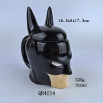 Briti Nahkhiire Kruus Loov Batman Keraamiline Kruus Multikakujuline Batman Tiibadega 3D Veetass Kohvitass 501-600ml