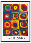 Plakat Kandinsky color study 21x30 cm