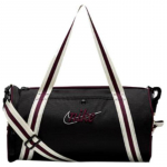 Nike Heritage Taaskasutatud Pol&uuml;ester Materjal Kaasaskantav &Uuml;he &Otilde;la Crossbody J&otilde;usaalikott Suur Unisex Must ja Punane Vabaaja dr6261-011 punane/must