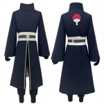 Anime Uchiha Obito Cosplay Kost&uuml;&uuml;m Mantel Elastikp&uuml;ksid V&ouml;&ouml; Kindad Cos Convention Kingitus T&auml;iskasvanute Versioon Unisex L sinine