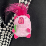 Kapybara Pl&uuml;&uuml;sm&auml;nguasi Kawaii T&auml;idisega Loomad Kohev Kapybara Maasikaga Kilpkonna Patseriga K&auml;epael V&otilde;tmehoidja S&uuml;nnip&auml;evakingitus