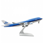 1/240 m&otilde;&otilde;tkava Halloweeni valatud vaiklennuk 747 KLM Airlines B747 lennuk lennukimudel 30CM m&auml;nguasi laste m&auml;nguasjad poistele kingitus sinine