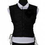 Ratsavarustus Kaitsev ratsutamisvest meestele ja lastele CS Height 90-105 cm must