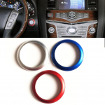 Car Engine Start Stop Decoration Ring Sticker For Infiniti Q50 Q60 QX50 QX60 QX80 etc Auto Accessories Red color