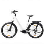 TTGO Z5 Urban Commuting Electric Bicycle With TowSeat 27.5 inch Wide Tires 36V20Ah Battery Outdoor Riding 250W Motor E- Mountain Bike For Adult valge