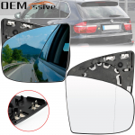 Bmw X5 X6 E70 E71 E72 2007-2014 jaoks m&otilde;eldud paaris juhiukse k&uuml;lje tiibpeegli klaas soojendusega 51167174981 51167174982 Left