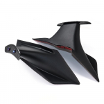 Tiibade kaitsekomplekt Honda CBR650R CBR650 CBR 650 R 650R jaoks - ABS-i aerod&uuml;naamiline tiivaspoiler Fikseeritud spoiler matt must v&auml;rv