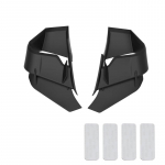 Uus BMW S1000RR S1000 RR  2022 2023 Must Tuuleklaasi Tiib Voolundusosa Esimene Aerod&uuml;naamiline Spoiler must