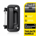 Black Tailgate Handle Fit Ford F-150 F-250 F-350 Lincoln Mark w/ Camera Hole EXV