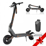 Kukirin G4 All-Terrain E-Scooter for Adult 2000W 60V 20Ah, 70km/h 11 Off-Road Tires, Full Suspension & Dual Disc Brakes Folding E-Scooter G4+Handlebar Bag (Split Up) must