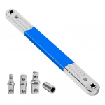 Nihutatud pikendusv&otilde;ti Padrunv&otilde;ti K&auml;rgpistikv&otilde;ti 1/2 1/4 3/8-tollise ruudukujulise ajamiga adapteritega kitsaste kohtade ja raskesti ligip&auml;&auml;setavate kinnitusvahendite jaoks