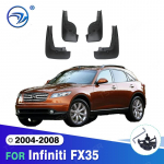 For Infiniti FX35 2004-2008 2005 2006 2007 Mudflaps Splash Guards Mudguards Mud Flaps Fender car Accessories 2004-2008