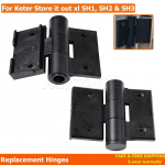 Hinges Spare Part For Keter Store It Out XL Woodland SH1 674644 / SH2 674645 / SH3 674646 Replacement Hinges For Keter store it