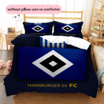 Hamburgi Jalgpallimeeskonna Muster Voodipesu Kodukaunistus S&uuml;nnip&auml;evakingitus (1 * tekikott + 2 * padjap&uuml;&uuml;ri, ilma s&uuml;damikuta) 135x200cm