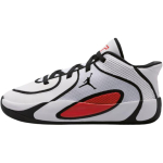 Air Jordan Tatum 4 PS Valge University Punane Laste tossud Must HQ4610-101 32 gray