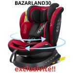 BAZARLAND30.Si&egrave;ge Auto 360 Pivotant ISOFIX 40-150 cm, de la naissance &agrave; 12 ans (0-36 kg), ECE R129
