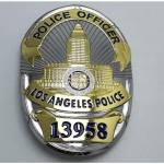 Los Angeles Suur m&auml;rk LAPD puhas vaskmaterjal