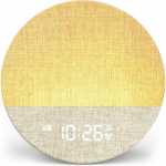 Dreamegg Valgustusega &auml;ratuskell, &Auml;ratusvalgusti, Valge m&uuml;ra masin [Valgustuse, edasil&uuml;kkamise, &auml;ratuse ja muusikaga] Lauakell, P&auml;ikeseenergial t&ouml;&ouml;tav, Valju heliga, P&auml;ikeset&otilde;usu simulatsioon