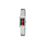Gucci Kvartsikell Roostevabast terasest rihm Punane sihver Vana kooli trend Kootud mesilane Naiste kellad H&otilde;bedane YA147510 Regular Watch Box,Brand-New Out of Warranty