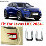 Auto Esibumper Udutulede Lambid Raami Dekoratiivkate Sisekate ABS Kroomitud Lisatarvikud V&auml;lisosa &Uuml;mberehituskomplekt Lexus LBX 2024 2025 2026 jaoks