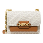 Michael Kors Monogram Kett Commute Praktiline Metallpandlaga Klapp &Uuml;mbrik &Otilde;lakott Suur Naiste &otilde;lakott 30S2G7HL3B-149 Basic Set (Bag+Dust Bag)