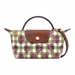 Longchamp Le Pliage Kollektsioon Klassikaline Ruuduline Muster L&otilde;uend Pelmeenikott Mini Naiste &Otilde;lakott Artisokiroheline 34205HGGM04 Basic Set (Bag)