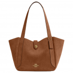 Coach Hadley 27 Kuldse logoga nahast kott Ostukott &Otilde;lakott Suur naiste kott Pruun CCC76-IMXAF Basic Set (Bag+Dust Bag)