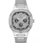 GUESS Duke H&otilde;bedane Roostevabast Terasest Meeste Kvarts GW0576G1 h&otilde;be