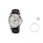 CASIO Naiste Valge Kell MTP-1381L-7A- Brown Strap