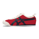 Onitsuka Tiger MEXICO 66 Abrasion Resistant Breathable Moisture Wicking Low top Casual Shoes Unisex Beige Red Black 1183A360-205(Team348-) 39.5